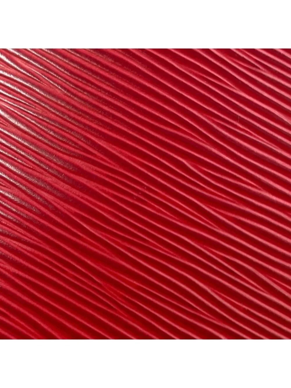 Louis Vuitton Pochette Epi Castilian Red Leather Handbag Gold - Picture 11 of 15